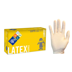 GRPR-XL-1-T Extra Large Latex Gloves 5 Mil Powder Free  10/100 case