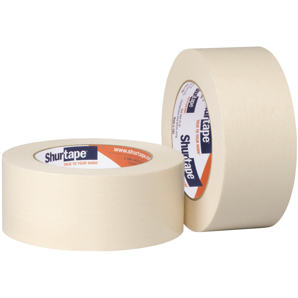 CP-83 1/2 x 60YDS 12MM x 54.8M Economy Masking Tape 72 Rolls/Case 64 Cases/Pallet