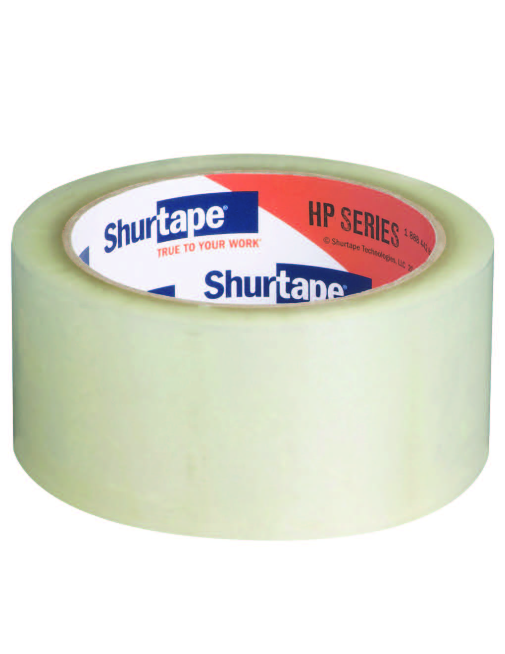 HP-800 2 x 55 48MM x 50M Clear 3.4 Mil Polyester Hot Melt Tape 36 Rolls/Case 60 Cases/Pallet