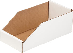 12 x 8 x 4-1/2 Bin Box 32ECT #3 White 50/Bundle 1800/Pallet