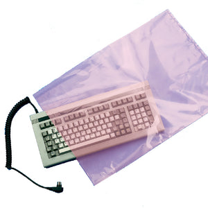 12 x 15 Anti-Static Poly Bag-Pink .002 500/Case