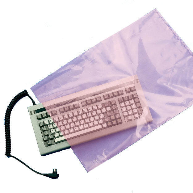 12 x 15 Anti-Static Poly Bag-Pink .006  500/Case