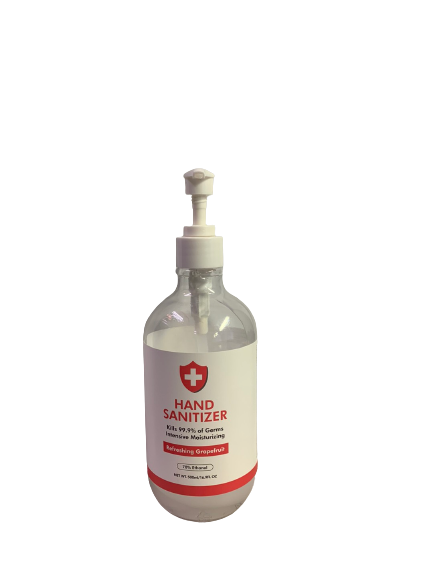Hand Sanitizer Grapefruit Scent 16.9 FL Oz. 500ML 20 Bottles/Case 42 Cases/Pallet