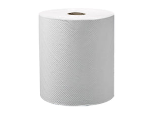 Optima 80673 White Hardwound Roll Towels 8" x 800' 12 Rolls per Case  30 Cases Per Pallet