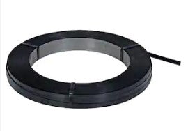 1/2" x .020 Black Regular Duty Steel Strapping 1180# Break Strength 100# Coils/1400# Pallet