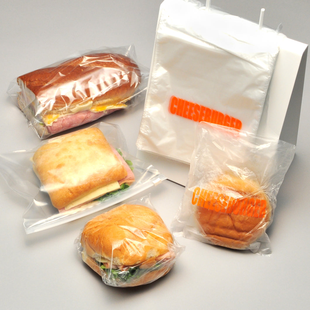 5-1/4 x 10 + 1 3/4 FB Sadle Pack Flip Top High Density Sandwich Bag .005 2000/Case