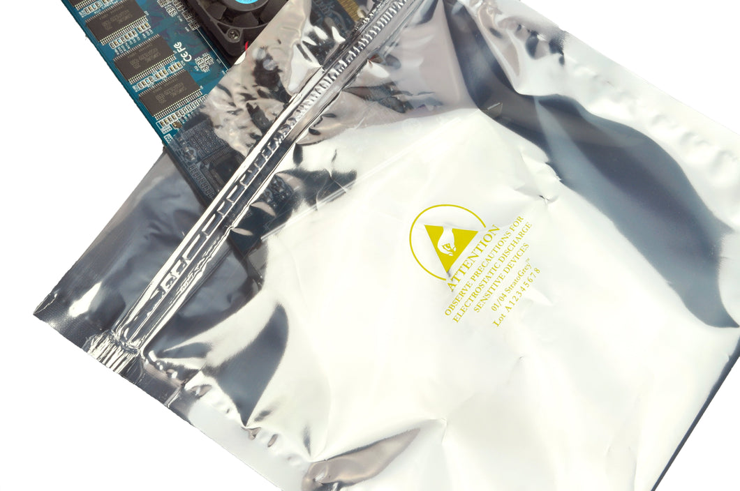 12 x 30 StratoGrey Static Shielding Seal Top Bag-Grey 200/Case