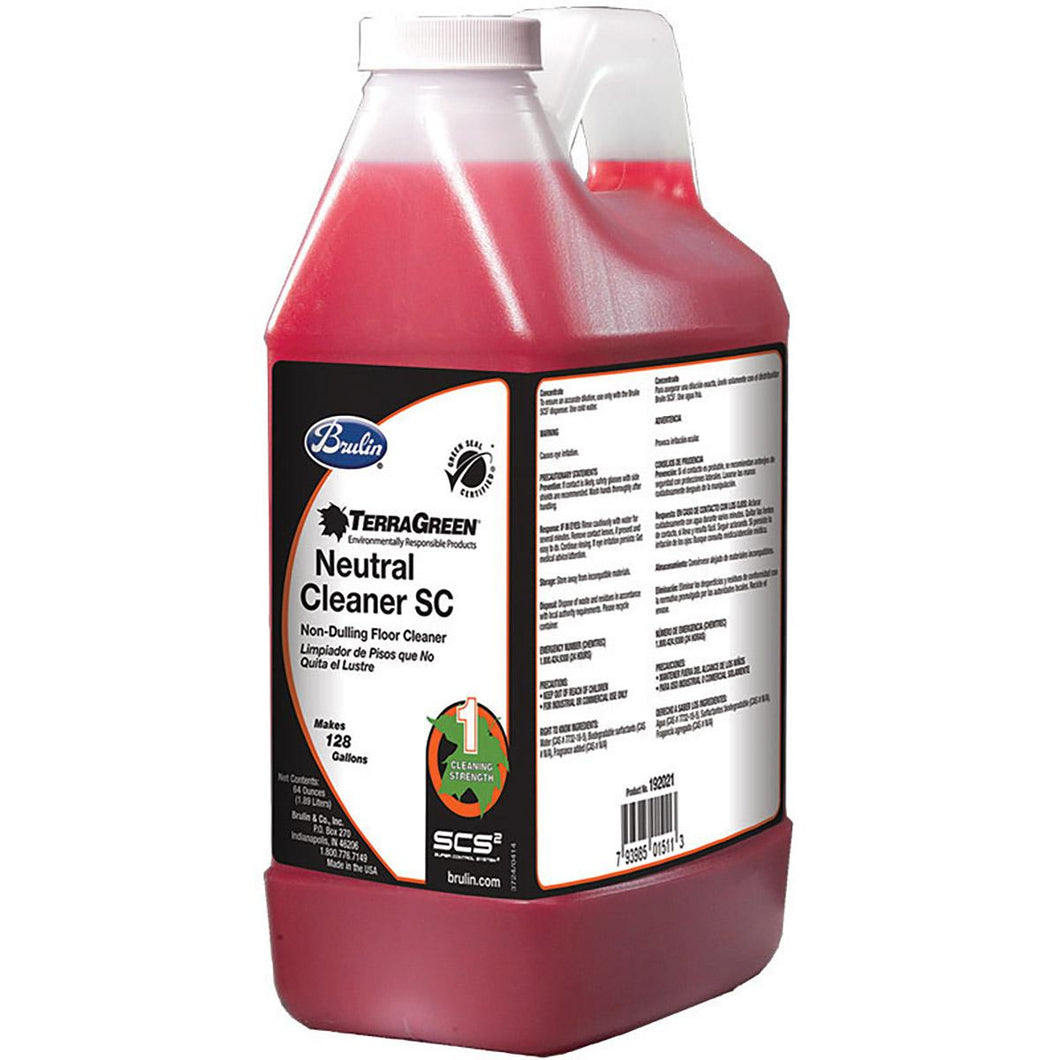 TerraGreen Neutral Cleaner Non-Dulling Floor Cleaner 2/2.5 Gal