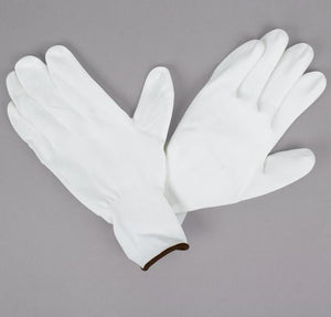 Large White Polyurethane Coated Fingertips, White Nylon Liner  25dz/case