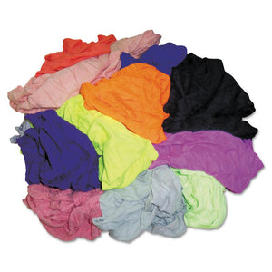 Colored Knit Rags   25lb box