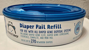 B07CRVNTK1 Mama Bear Diaper Pail Refills for Diaper Genie Pail  2160/Count